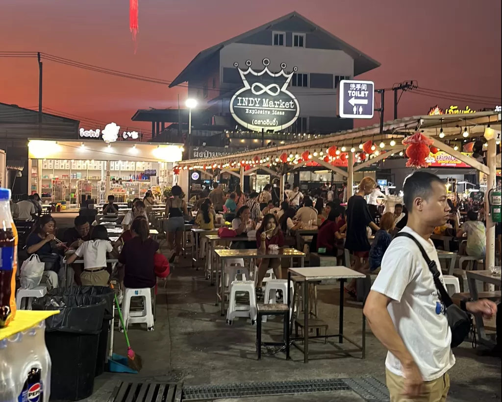 Indy Market Dao Khanong is one of the local Bangkok night markets.